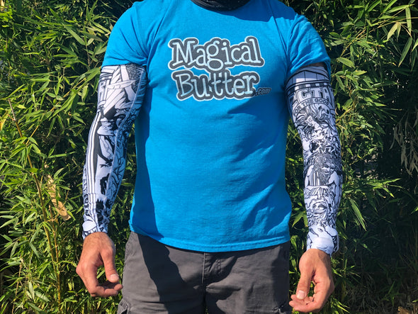 Nectar For The Gods Collage UV Protective Arm Sleeve